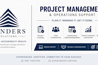manage and coordinate your project professionally