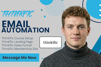 create thinkific email sequence thinkific email automation student onboarding
