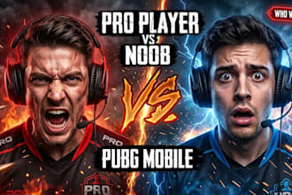 design high CTR pubg free fire gaming thumbnails