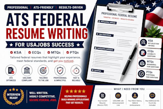 write your ats federal resume and ksa for usajobs