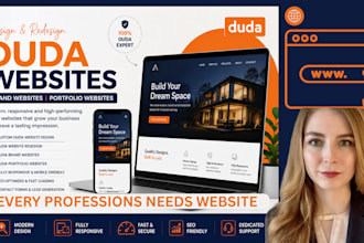 design and redesign duda website, duda brand website, duda portfolio website
