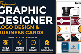 design logo, business cards and more branding with creative approach