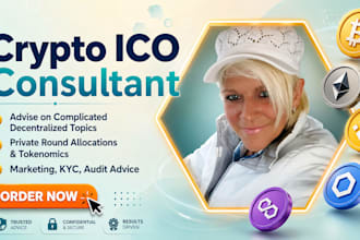 provide expert crypto ico and token launch consulting