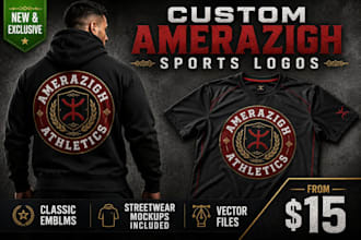 design a professional sports athletics or fitness logo
