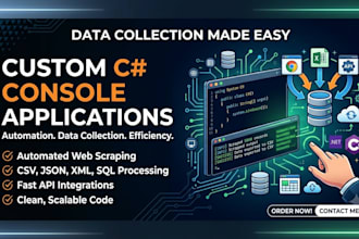 create csharp console applications and automation scripts