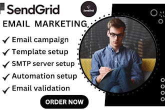 setup sendgrid email automation sendgrid API integration sendgrid SMTP