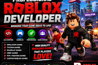 build roblox game, develop roblox game, make roblox scripts, full game, code