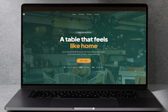create a modern responsive HTML landing page