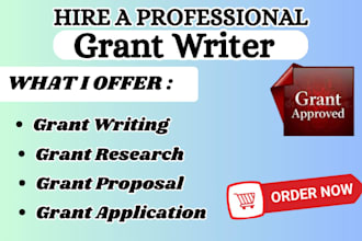 do grant research writing, grant research