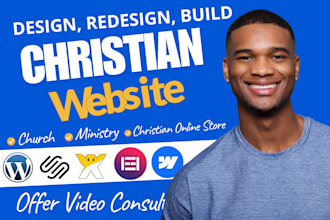 design shopify christian website wix ministry website squarespace church website