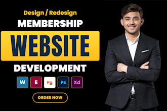 wordpress membership website subscription website membership site lms website