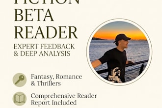 be your expert fiction beta reader