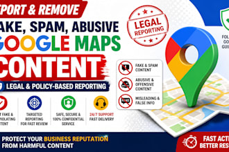 report fake spam and abusive google maps content legally