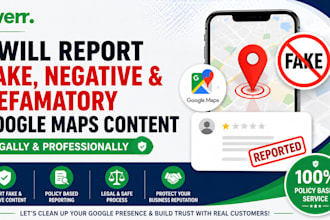 reporting fake google maps content for removal