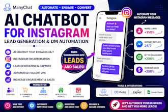 manychat ai chatbot for instagram lead generation and dm automation