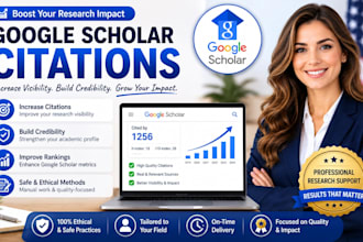 increase your google scholar, and backdated citation