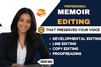 do your memoir with developmental editing copy editing and proofreading