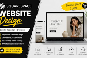build squarespace website squarespace website development online store expert