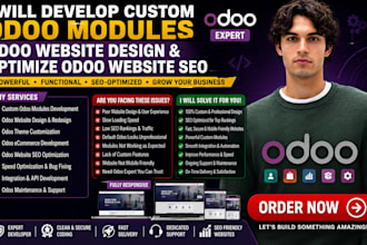 develop custom odoo modules odoo website design and optimize odoo website seo
