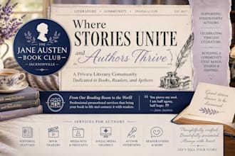 create a professional author media kit and editorial feature for your book