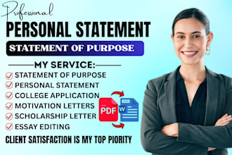 edit medical, law school, graduate school personal statement college application