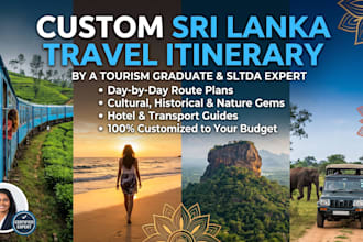 create a custom sri lanka travel itinerary and trip planner