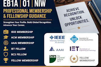 help eb1a petition with acm aaai ieee bcs and iet fellow