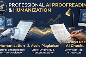 proofread and humanize ai content