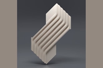 3d bas relief 3d wall art 3d geometric stl model 3d printing 3d abstract stl