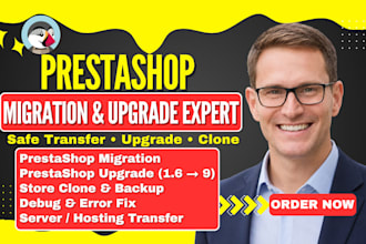 migrate, upgrade, update, clone and debug prestashop store safely and backup