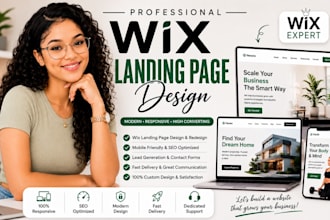 design landing page, sales page, lead generation page and one page website