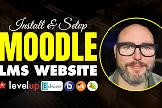 install, setup moodle lms online learning website and courses as moodle expert