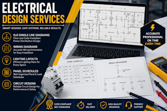 do sld, wiring diagrams, lighting layouts, panel schedules, and circuit designs