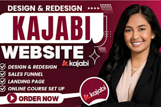 design kajabi sales page, kajabi landing page website for kajabi online course