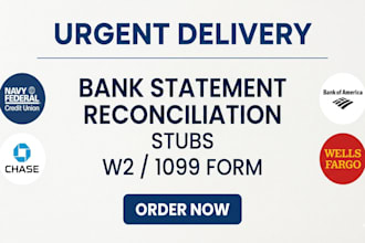 do stubs, form w2, 1040 and 1099 urgent fast