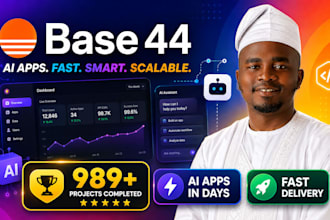 build professional ai apps, mvps and business tools with base44