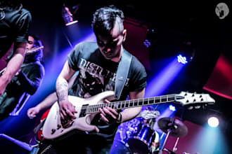 record professional rock and metal session guitar tracks