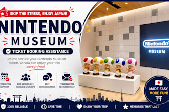 secure ghibli museum and nintendo museum tickets