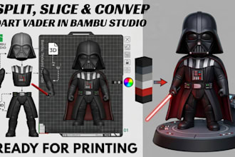 add color to 3d model convert stl to 3mf split parts for 3d printing