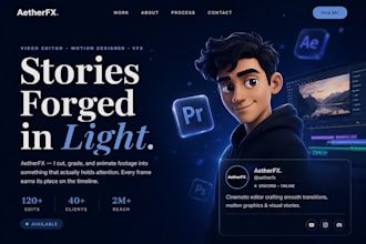 build a custom cinematic website for your business
