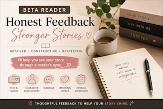 ler seu manuscrito, fornecer um feedback detalhado e honesto