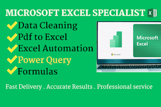 clean, format, and automate, your excel file professionally