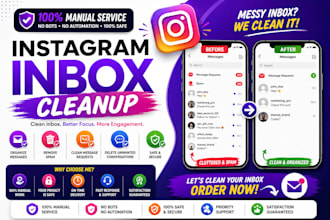 manually clean your instagram inbox and message requests