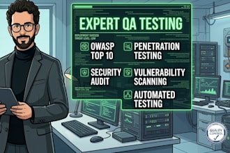 test your website for security, QA and vulnerabilities report