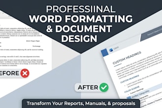 format edit and design microsoft word documents