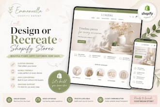 clone shopify store replicate shopify store redesign shopify website