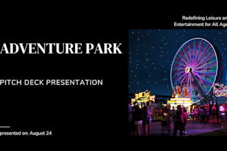 create zipline pitch deck adventure park pitch deck safety deck