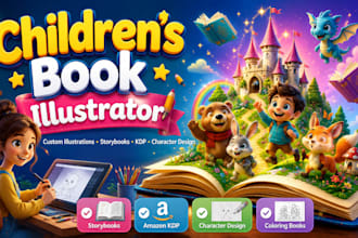 children book illustration kid picture book illustration children story book
