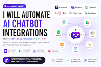 automate ai chatbot integrations using chatbase flowise openai n8n botpress