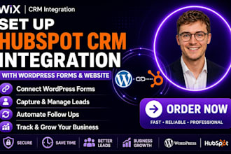 setup hubspot crm integration with wordpress form and website